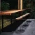 Import restaurant furniture bar table live edge dining table customized design wood top and metal leg from China