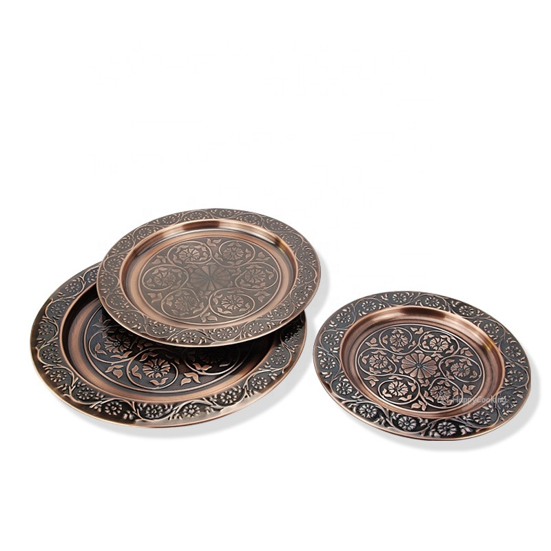 Buy Restaurant Use Stainless Steel Turkish Dinner Plates Restaurant