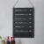 Import Retro wall mounted blackboard menu price blackboard with removable panel from China