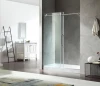 reversible frameless tempered glass sliding shower room for bathroom