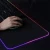 Import RGB LED larger flashing soft non-slip rubber bottom computer mouse pad from China