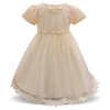 R&H Cotton summer new arrival party fashion short sleeve baby dresses