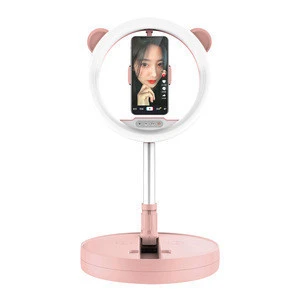 Ring Light 11&quot; with Stand &amp; Phone Holder for YouTube Video Desktop Camera Led Ring Light for Streaming Makeup Selfie Photography