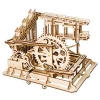 Rock Diy Mechanical marble run  wooden 3d Puzzle LG502