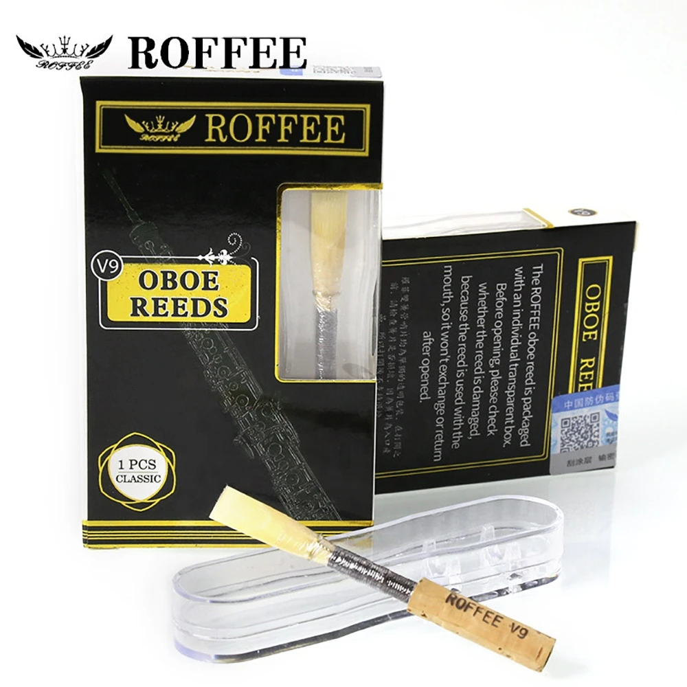 ROFFEE Woodwind Musical Instrument Parts Accessories 1 pcs Oboe Reeds Reed V9 Professional Model,Medium