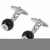 Import Round Enamel Sports Snooker Ball Cufflinks from China