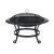 Import Round metal fire pit barbecue Outdoor fireplace In Stock from China