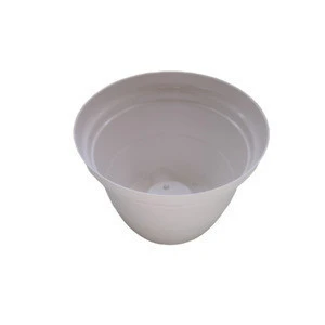 round shape top dia 18*Height13.5cm melamine resin flower pot planter box factory bulk wholesales cheap price