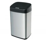 rubbish bins stainless 50lstainless steel automatic waste binbest selling item waste bin