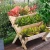 Import Rustic 3 Tiers Vertical Planter Boxes Wooden Vertical Raised Garden Bed With Legs For Vegetables Flowers Outdoor Garden from China