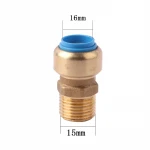 RV yacht waterway accessories hot and cold water joint plumbing hardware accessories outer wire direct joint