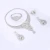 Import S-004 Newest fashion women jewelry top four pieces set with synthetic cubic zircons from China