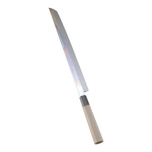 SABUN sashimi knife takohiki  steel mirror complication with wooden sheath