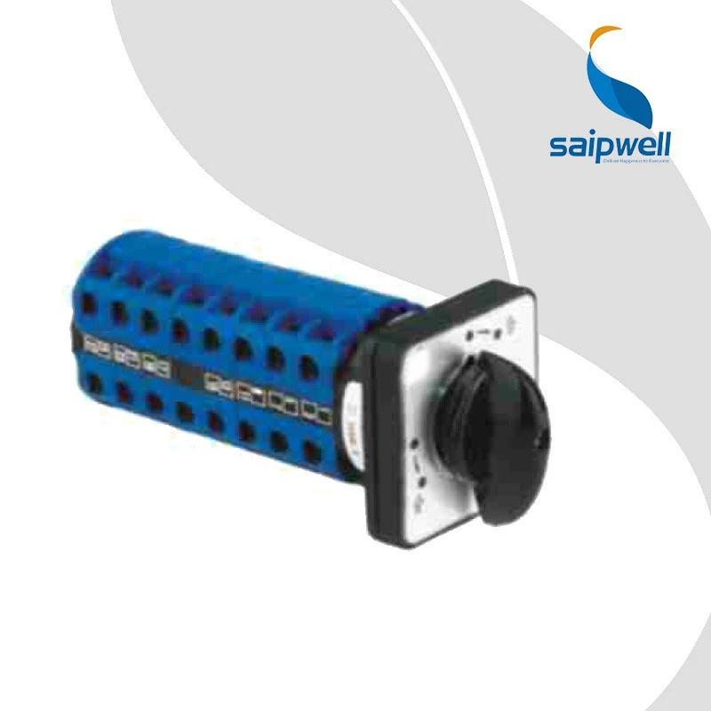 SAIP/SAIPWELL Electrical Equipment Automatic 10A 25A 63A 10 position rotary switch With CE