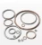 Import Sample Phosphor Copper Filler Brazing ring size customized  electric compressor instrument  joint flux alloy GB BCu87PSn(Si) from China