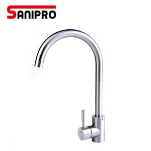 Sanipro hot sale  304 stainless steel kitchen faucet