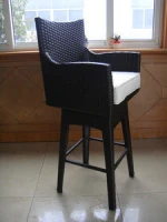 Santa Clara Wicker Bar Set Furniture Rattan Bar Chair Set