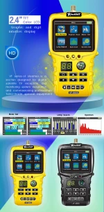 Satellite Signal Finder Meter (FindSAT VF8900 ) +Spectrum Analyzer 2020