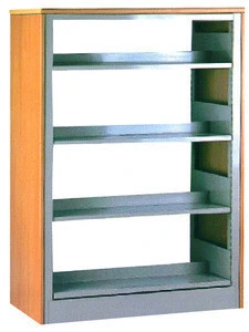 School Library Furniture Wood Bookcase Solid Wood Bookcase