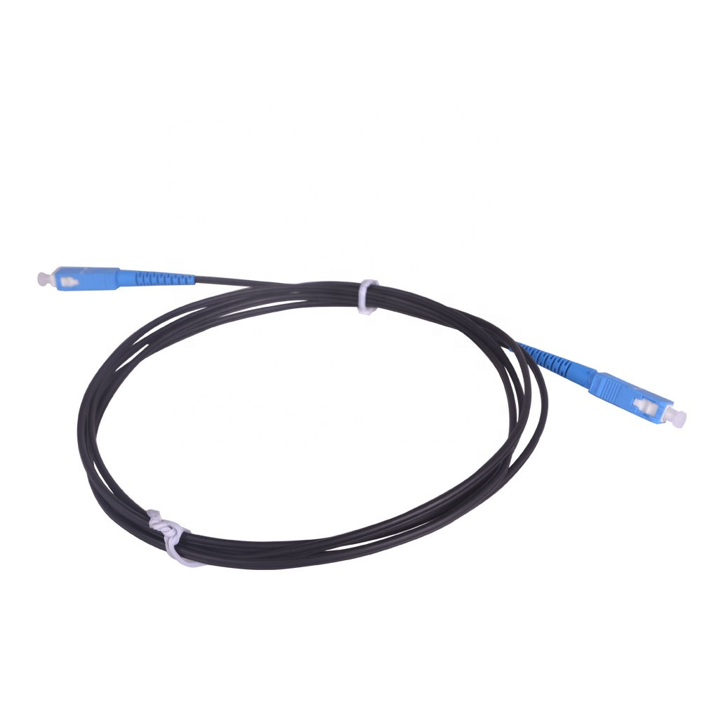 Buy Sc/pc Sc/apc Sc/upc Ftth Flat Fiber Optic Drop Cable Patch Cord ...
