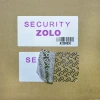 Security labels tamper proof OPEN VOID packaging sticker