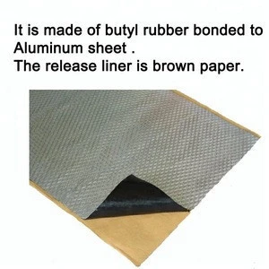 self-adhesive butyl rubber car soundproof material