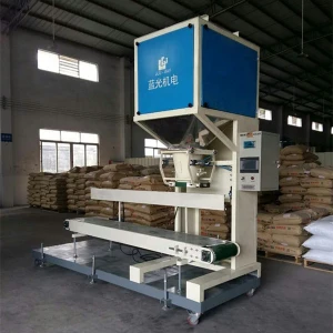 Semi automatic 25kg 50kg fertilizer pellet bagger packing machine