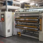 Semi-Automatic PET plastic film line slitter machinery rewinder