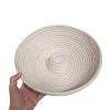 Set Brotform Rattan Basket With Cloth Liner Dough Baneton Bread Proofing Basket Rattan
