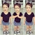 Import SEV.WEN baby t-shirt Kids Girls Tees Summer Short Sleeve Stripe and Black Lovely Children Tops Backless Baby Girls T-Shirts from China