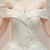 Import Sexy off shoulder wedding dress long train bridal gown 2019 a line custom made wedding dress from China