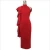 Import sh10450a latest design women dresses fashion red ladies dress from China