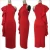 Import sh10450a latest design women dresses fashion red ladies dress from China