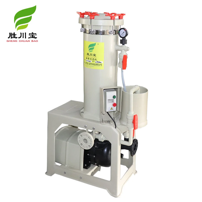 Shengchuanbao Large Flow Chemical Industrial Water  Plastic Purification Equipment Filter Unit For Acid / Alkali CM-2008 1500W