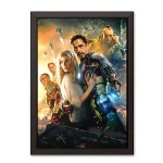 shop poster display led advertising light box with black snap frame