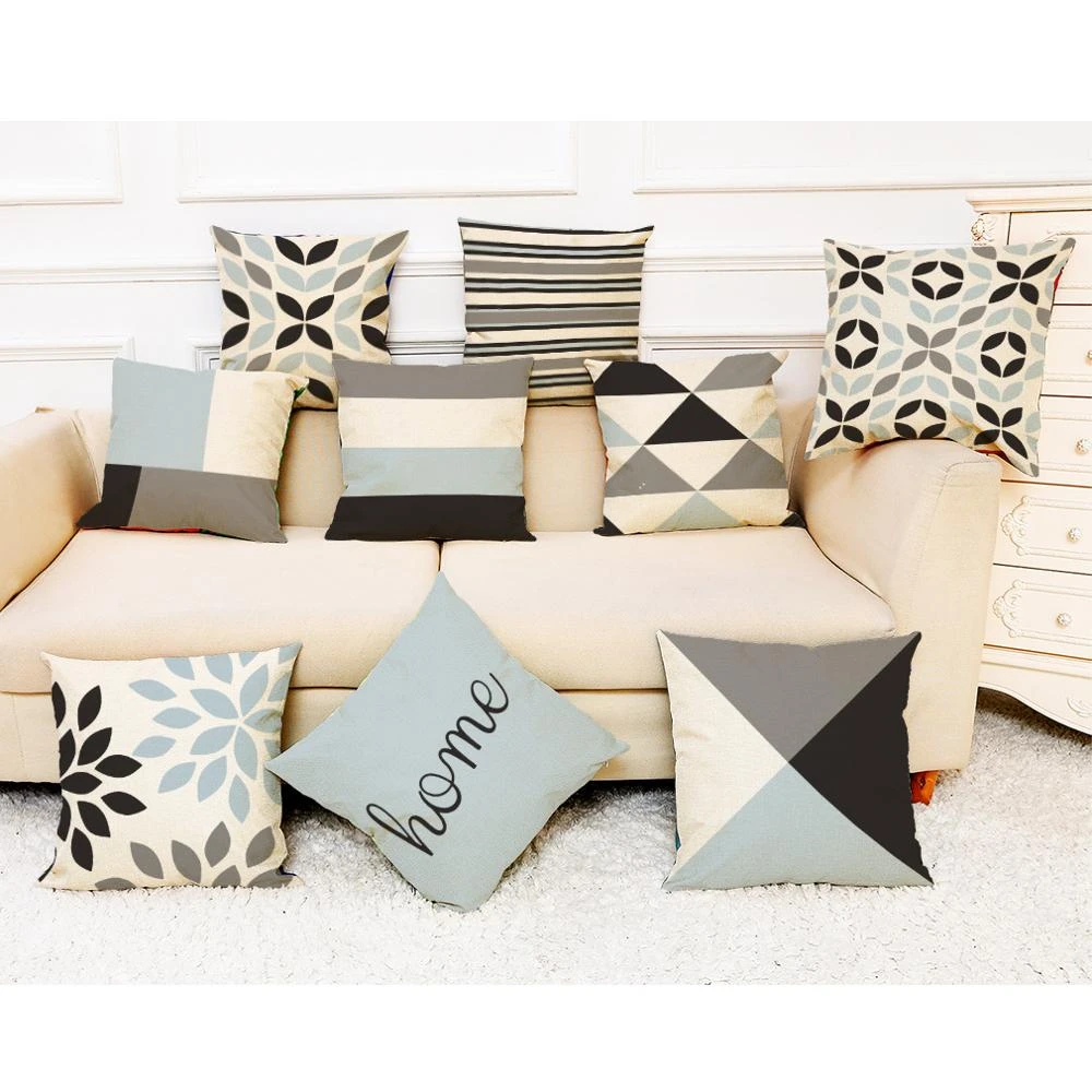 Siicoo Wholesale Custom Print Decorative Throw Pillow Cover