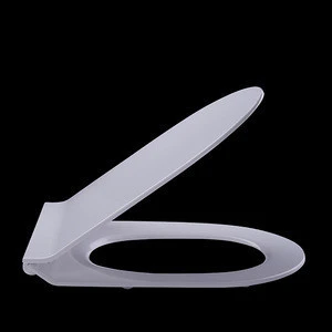 Silent drop toilet lid D shape duroplast toilet seat for wall hung toilet