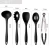 Import Silicone Cooking Kitchen Utensils Set with Holder Cooking Tool Kitchen Gadgets Set for Nonstick Cookware from China