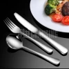 Silver 18/10 Metal Elegant Knife Spoon Fork Wedding Flatware Stainless Steel Cutlery Set