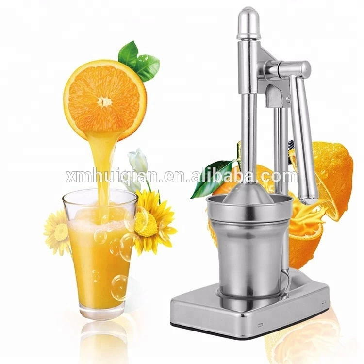 Simple and comfortable manual stainless steel cold press vegetable juicer
