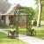 Import Simple Design Black Metal Backyard Arch With Planter Boxes from China
