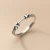 Import Simple Temperament S925 Silver Ring Female Thai Silver Retro Knot Chain Ring from China
