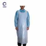Simplicity Reinforced Waterproof  Waterproof Disposable Hdpe Ldpe Plastic Disposable Pe Apron