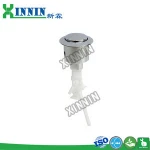 Single toilet push button for toilet water tank