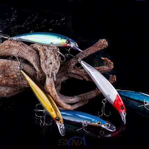 SKNA 12colors Mini Minnow Fishing Tackle Tackle Bass Fishing Lures