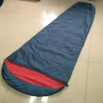 Sleeping bag blue color