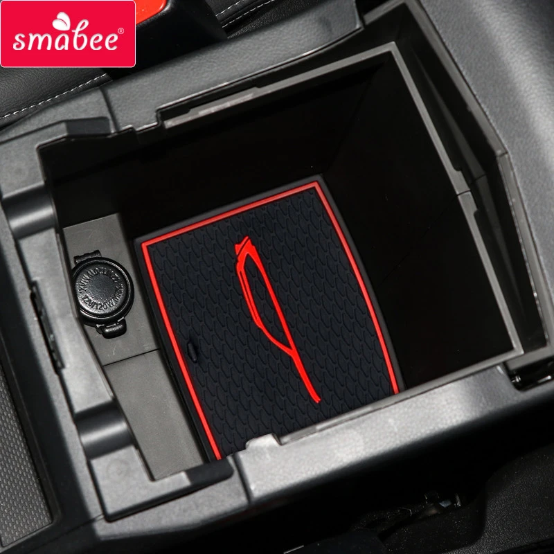 SMABEE Anti-Slip Gate Slot Cup Mats For Subaru ForesterInterior Accessories Door Cup Holder Non-Slip Pad Car Sticker Mat
