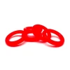 Small size Silicone products Hollow circle shape red colors rubber ring factory school Office Supplies