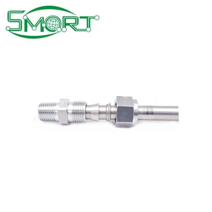 Smart- bes  Electronics  Customized SS 304 Stainless steel  pipe double ferrule compression connector tube