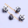 SMD SMT Momentary Mini Tact Tactile Push Button Switch 6x6x4.3mm rubber tact switch with Rosh Certificate